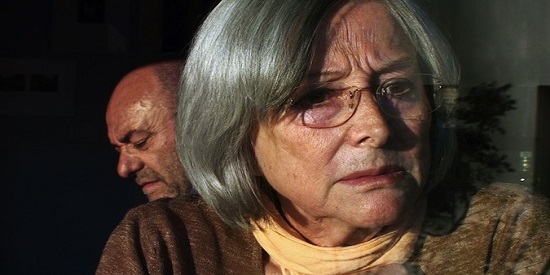 Raffaele Pinto, el profesor, y Rosa Delor Muns, su esposa, en una de las escenas de la película de Guerín. 