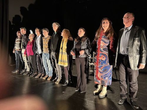 Toneladas de talento, de izquierda a derecha Julio Provencio, Alejandro Navamuel, Chupi Llorente, Riccardo Rigamonti, Clemente García, Manuel Benito, María Pastor, Pilar Massa, Carolina África y Pedro Miguel Martinez.