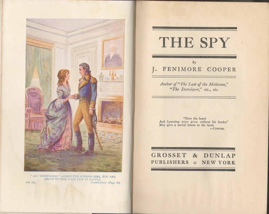 El espía (1821) de James Fenimore Cooper El espía (1821) de James Fenimore Cooper